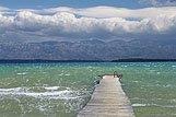 Paesaggio dei dintorni del paese Sabunike, riviera di Zadar