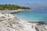 Strand im Ort Sumartin, Riviera Brač